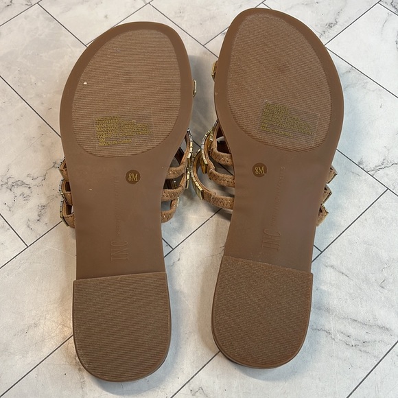 NWT INC International Concepts Womens Jaylee Embellished Slip-On Flat Sandals 8M - Picture 7 of 10